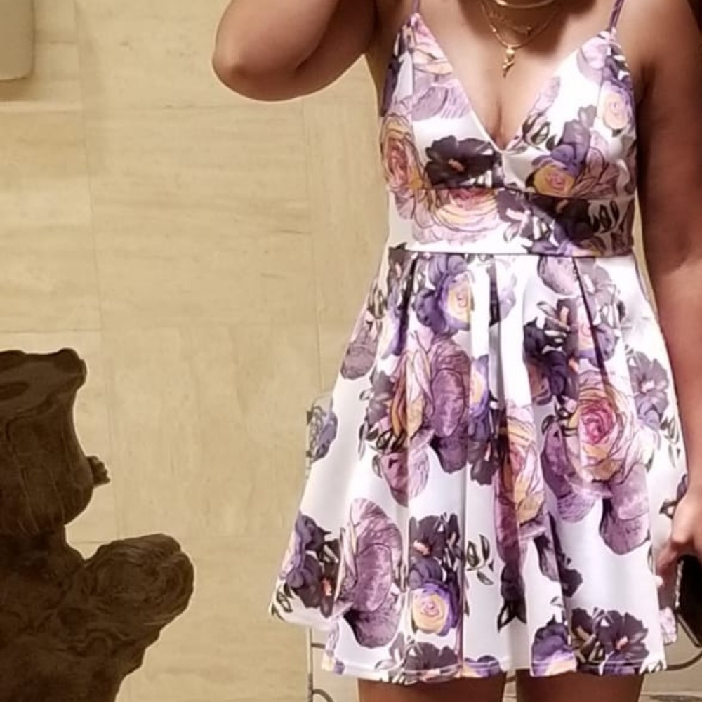 Floral sun dress